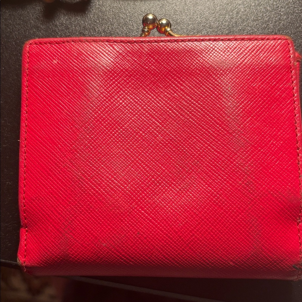 Sonia Rykiel Scarlet Card Holder used quiet luxury classic - Picture 9 of 12